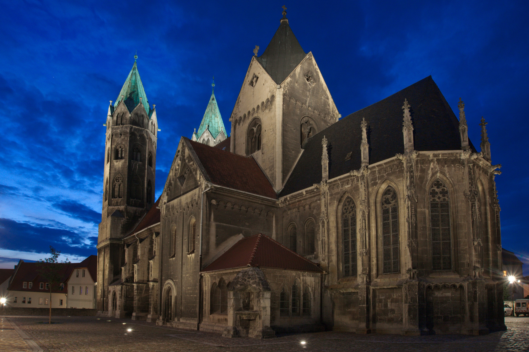 Kirchplatz und St. Marien Freyburg (Unstrut)