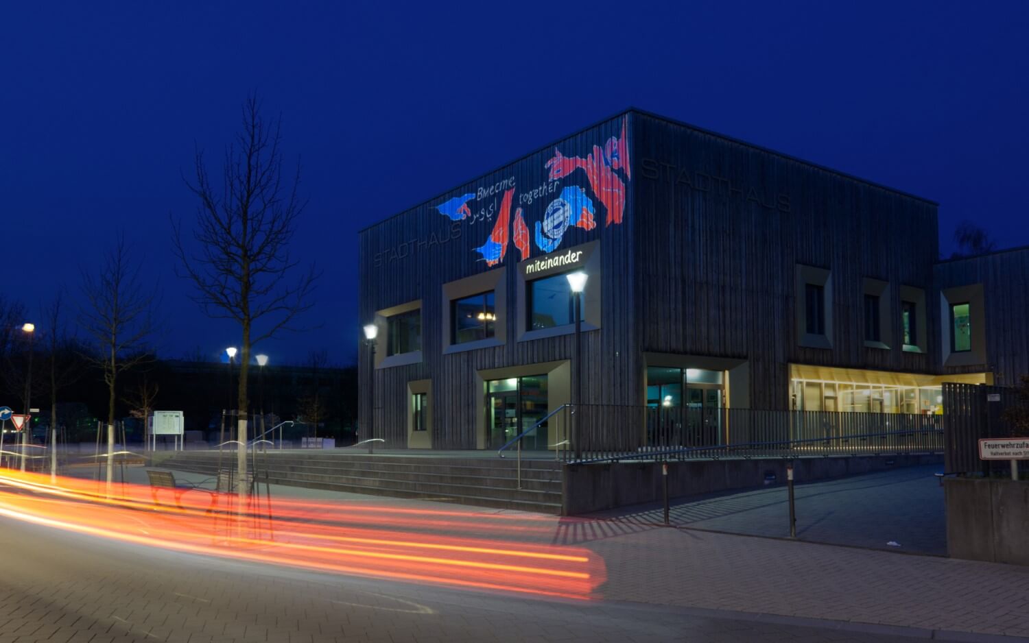 Projektion „Miteinander“ Laatzen