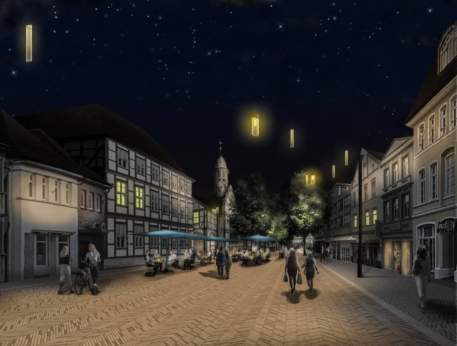 2.Außenbeleuchtung Stadlichtkonzepte Nienburg Lichtplanung 1500w