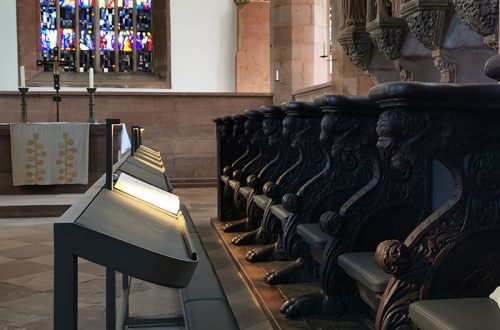 Kloster Amelungsborn: Beleuchtung der Chorgestühle