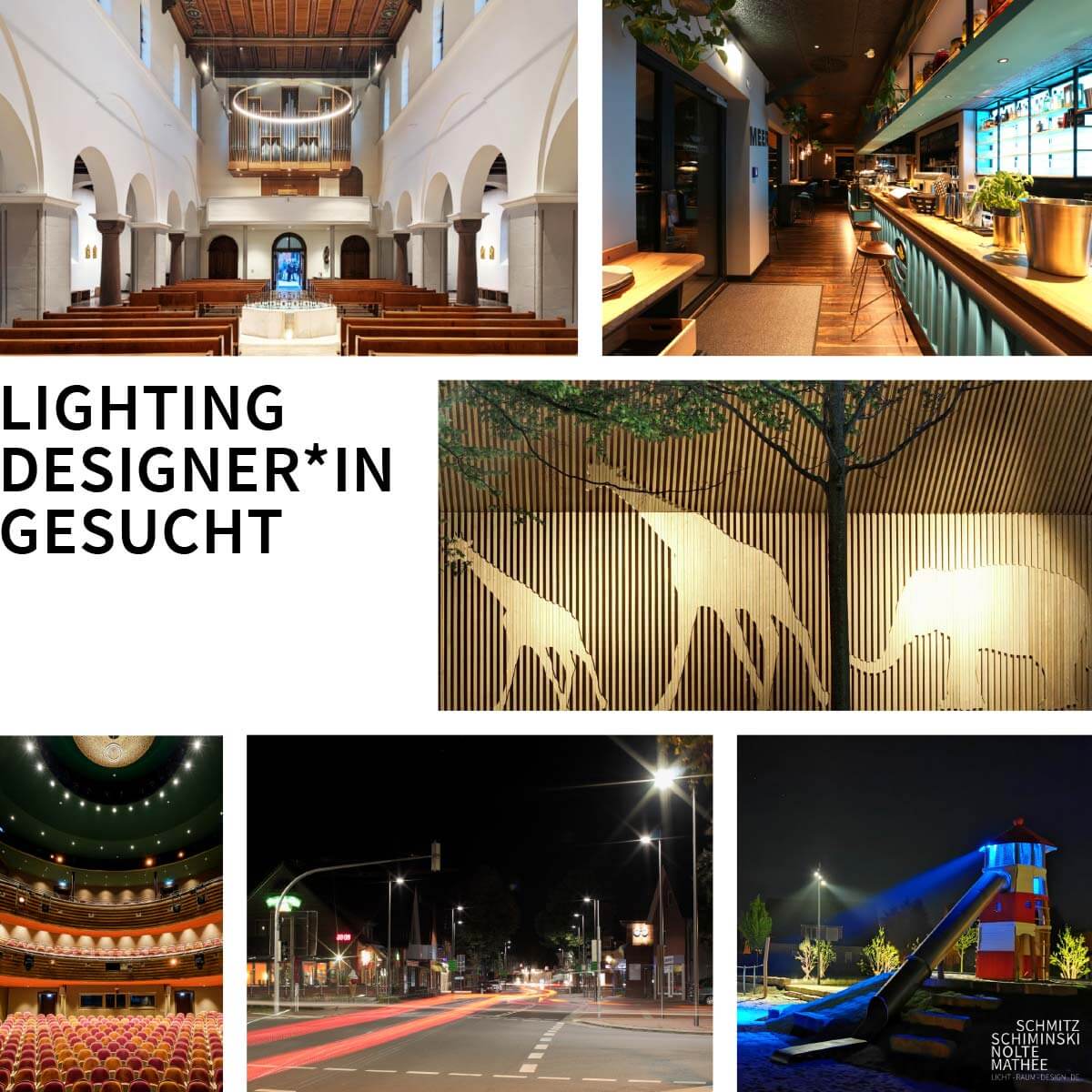 Lighting Designer*in gesucht - hier zum Stellenangebot