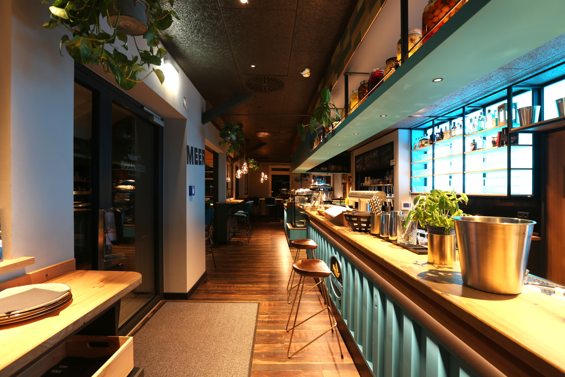 Beleuchtung Bar-Bereich in der Gastronomie