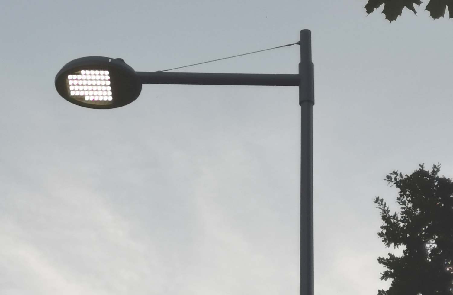 Straßenbeleuchtung Förderung PTB Wache Straßenbeleuchtung Förderung PTB Wache